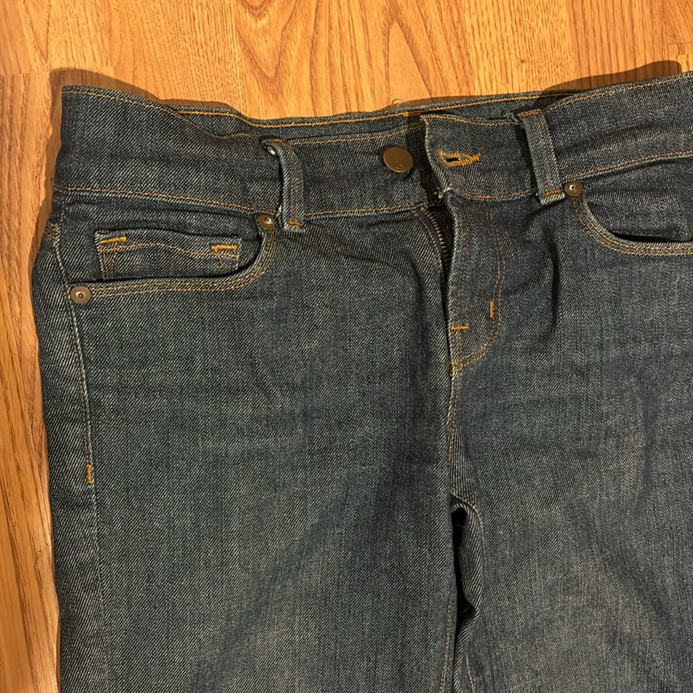 Flared Low Rise Jeans - Picture 2 of 7